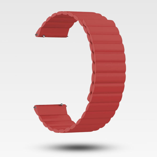 Magnetic Watch Strap – Red, 22mm