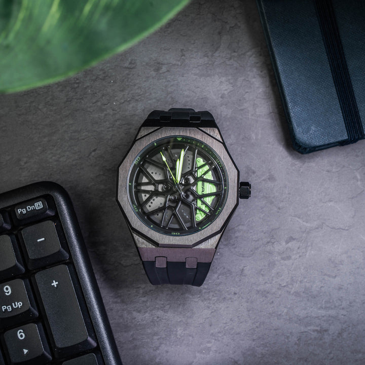 Petronas G55 507 Gyro Watch - Black Strap