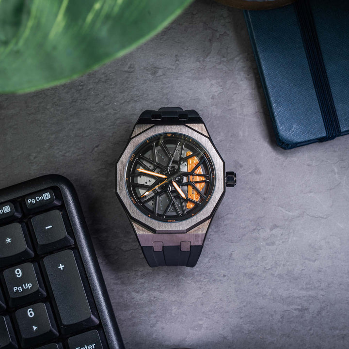 Petronas G55 507 Gyro Watch - Black Strap